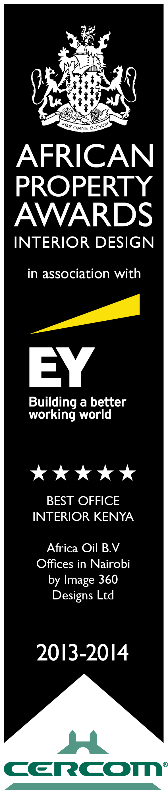 African Property Award (2013-2014) for Best Office Interior Kenya